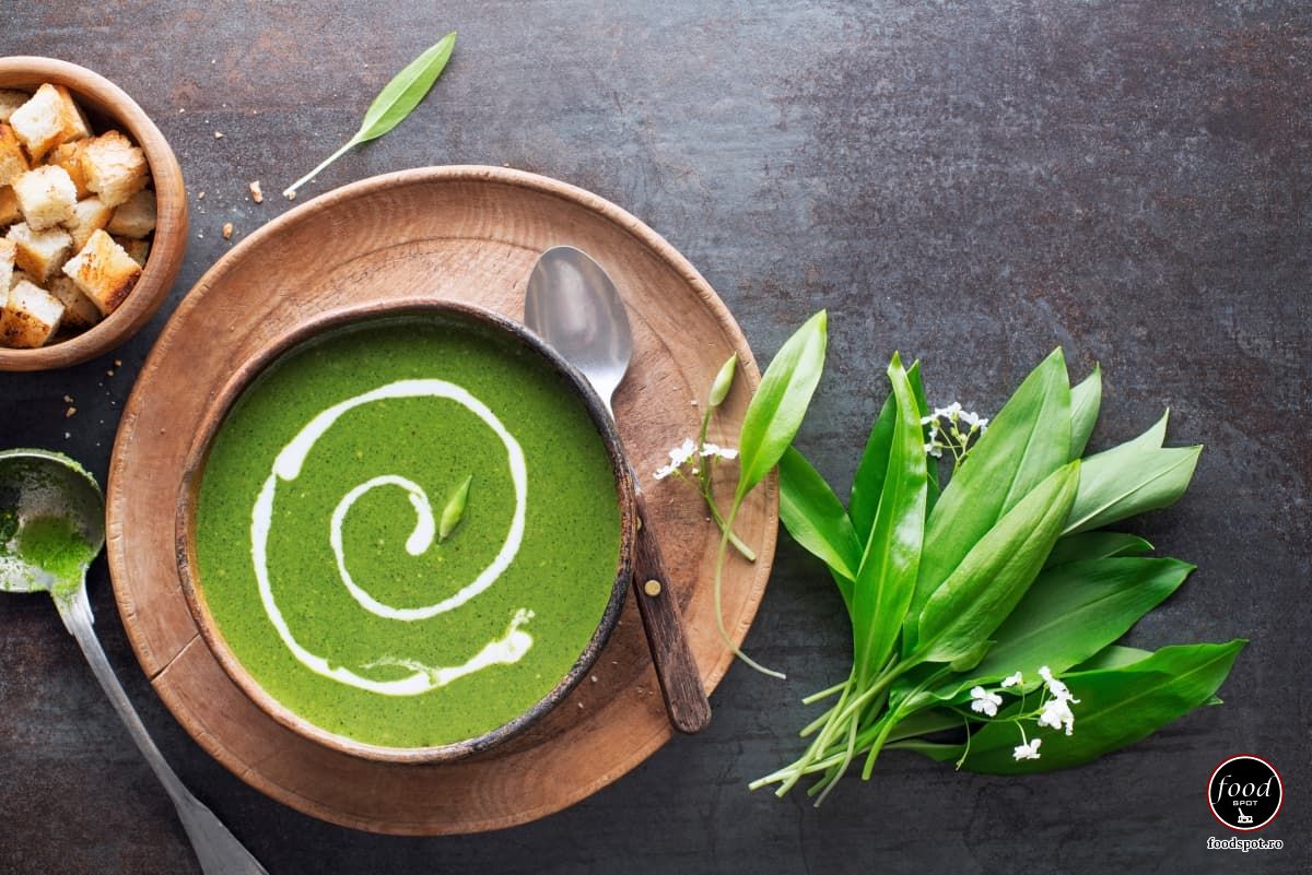 Cea mai gutoasă supă cremă de leurdă.