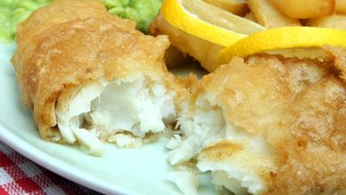 Fish and chips tradițional britanic