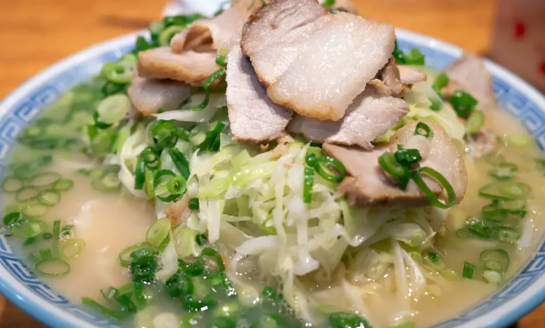 Un excelent și autentic ramen Kagoshima.