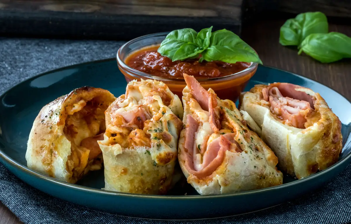 Un stromboli cum găsești doar în restaurantele italienești din America
