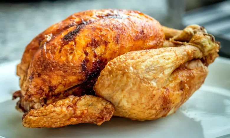 Cel mai bun pui copt la airfryer.