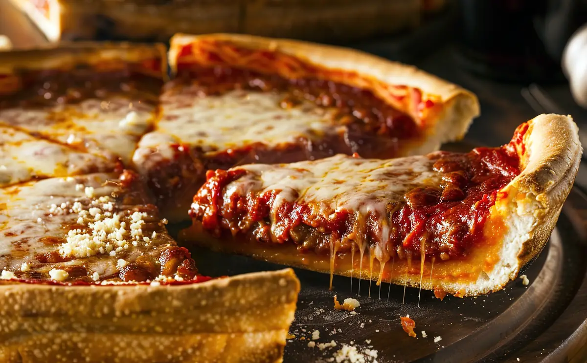 Cea mai bună pizza în stil Chicago (deep-dish)