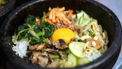 Un bol de bibimbap autentic