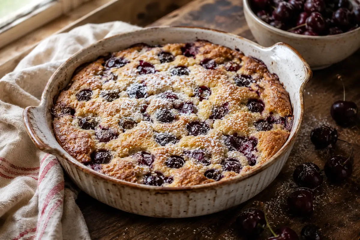 Clafoutis cu cireșe