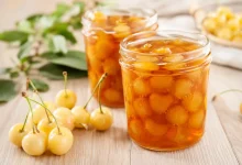 Cea mai bună dulceață de cireșe albe